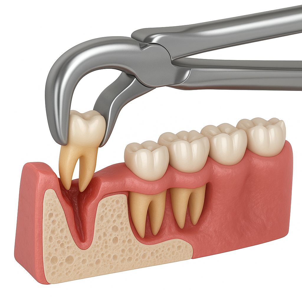 image of 3d wisdom tooth removal