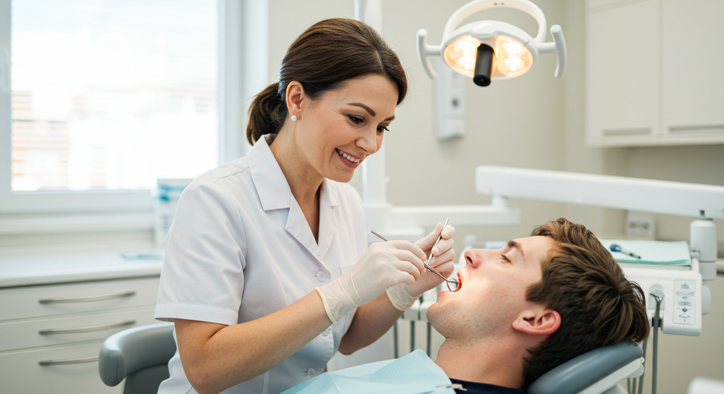 image of dental checkup