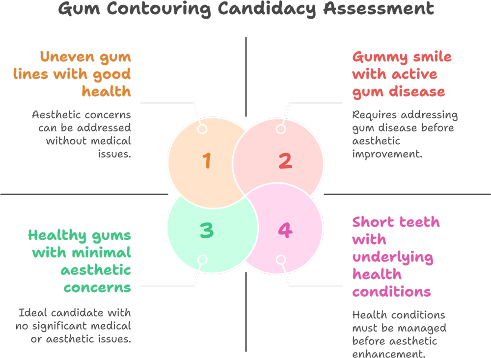 Gum Contouring Candidacy Assessment