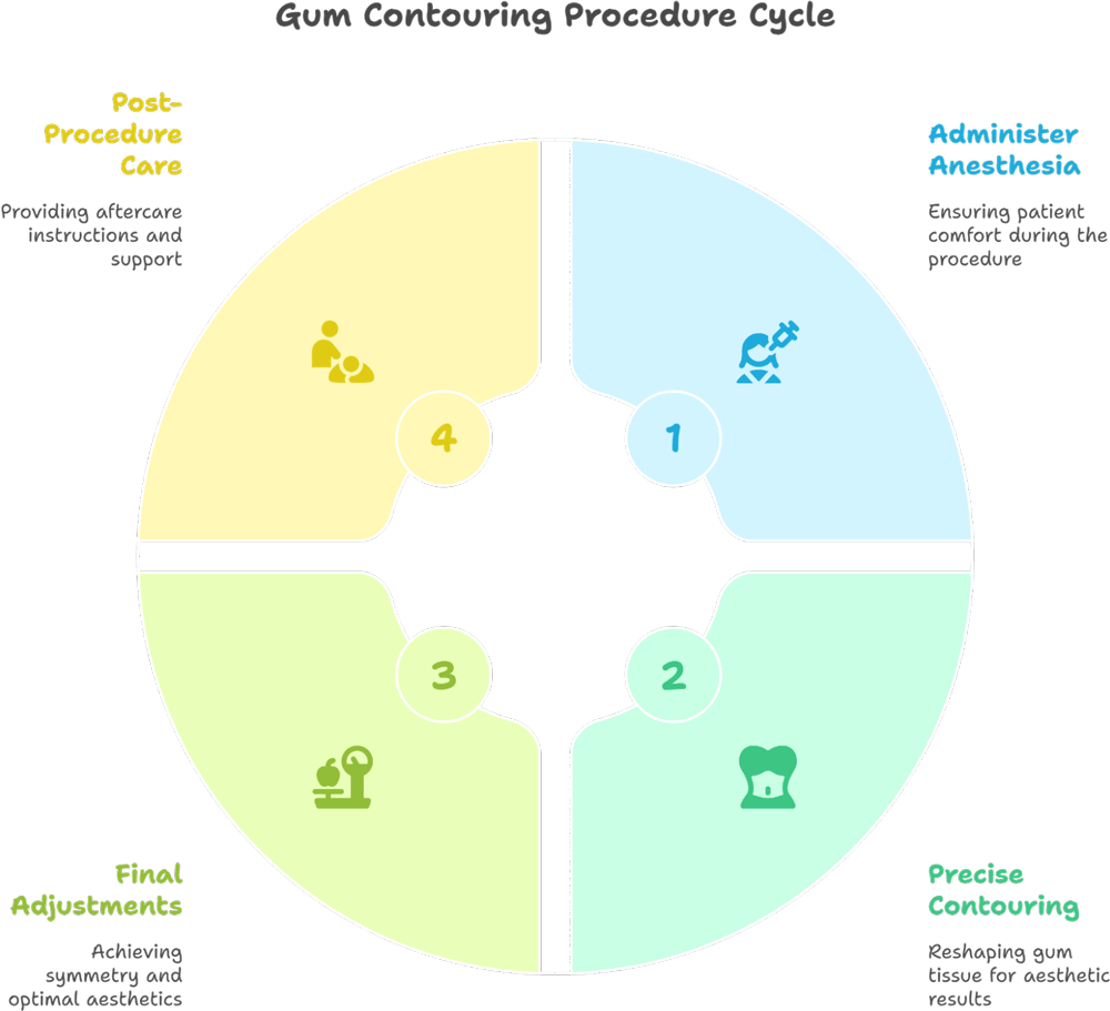 Gum Contouring Procedure Cycle
