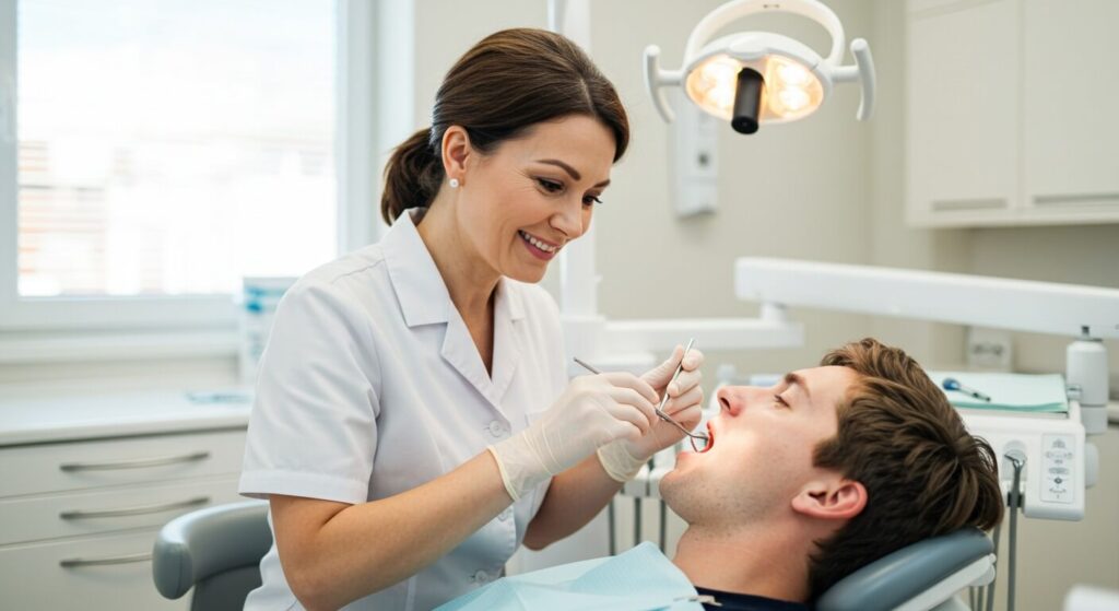 image of dental checkup
